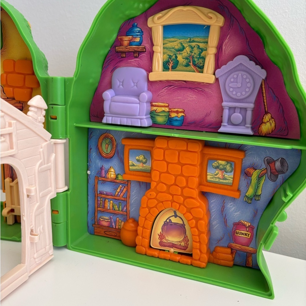 Vintage Winnie the Pooh Mr Sanders House 90s Disney Playset - Picture 3 of 8